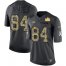 Nike Tampa Bay Buccaneers #84 Cameron Brate Black Mens Super Bowl LV Champions Patch NFL Limited 2016 Salute to Service Jersey