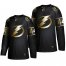 Adidas Tampa Bay Lightning #44 Jan Rutta Mens 2019 Black Golden Edition Authentic Stitched NHL Jersey