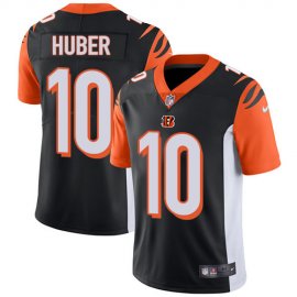 Nike Cincinnati Bengals #10 Kevin Huber Black Team Color Mens Stitched NFL Vapor Untouchable Limited Jersey