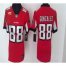 Nike Atlanta Falcons #88 Tony Gonzalez Red Team Color With C Patch Womens Stitched NFL Elite Jersey