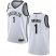 Mens Nike Brooklyn Nets #1 DAngelo Russell White NBA Swingman Association Edition Jersey