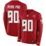 Nike Tampa Bay Buccaneers #90 Jason Pierre-Paul Red Team Color Mens Stitched NFL Limited Therma Long Sleeve Jersey