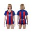 Womens Barcelona Blank Home Soccer Club Jersey