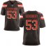 Nike Cleveland Browns #53 Joe Schobert Brown Team Color Mens Stitched NFL New Elite Jersey