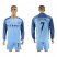 Manchester City #7 Sterling Home Long Sleeves Soccer Club Jersey