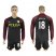Manchester City #18 Delph Away Long Sleeves Soccer Club Jersey