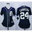 Detroit Tigers #24 Miguel Cabrera Navy Blue Womens Fashion Stitched MLB Jersey