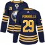 Adidas Buffalo Sabres #29 Jason Pominville Navy Blue Home Authentic Womens Stitched NHL Jersey