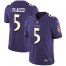 Nike Baltimore Ravens #5 Joe Flacco Purple Team Color Mens Stitched NFL Vapor Untouchable Limited Jersey