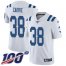 Nike Indianapolis Colts #38 T.J. Carrie White Mens Stitched NFL 100th Season Vapor Untouchable Limited Jersey