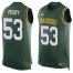 Nike Green Bay Packers #53 Nick Perry Green Team Color Mens Stitched NFL Limited Tank Top Jersey
