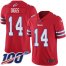 Nike Buffalo Bills #14 Stefon Diggs Red Youth Stitched NFL Limited Rush 100th Season Jersey