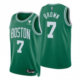 Nike Boston Celtics #7 Jaylen Brown Green Mens 2021-22 NBA 75th Anniversary Diamond Swingman Jersey – Icon Edition Mens
