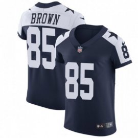 Nike Dallas Cowboys #85 Noah Brown Navy Blue Thanksgiving Mens Stitched NFL Vapor Untouchable Throwback Elite Jersey