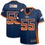 Nike Denver Broncos #55 Bradley Chubb Blue Alternate Womens Stitched NFL Elite Drift Fashion Jersey