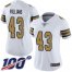 Nike New Orleans Saints #43 Marcus Williams White Womens Stitched NFL Limited Rush 100th Season Jersey