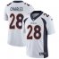 Nike Denver Broncos #28 Jamaal Charles White Mens Stitched NFL Vapor Untouchable Limited Jersey