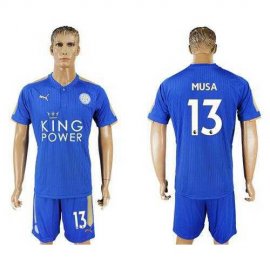 Leicester City #13 Musa Home Soccer Club Jersey