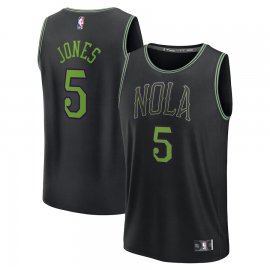 Herbert Jones New Orleans Pelicans Fanatics Branded Unisex 2023/24 Fast Break Jersey – Black – City Edition
