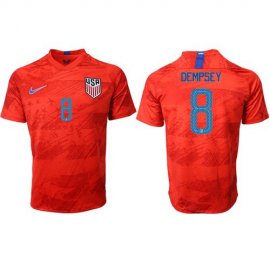 USA #8 Dempsey Away Soccer Country Jersey
