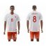 Holland #8 Afellay Away Soccer Country Jersey