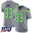 Nike Seattle Seahawks #33 Jamal Adams Gray Mens Stitched NFL Limited Inverted Legend 100th Season Jersey