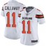 Nike Cleveland Browns #11 Antonio Callaway White Womens Stitched NFL Vapor Untouchable Limited Jersey