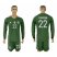 Germany #22 TER STEGEN Military Green Goalkeeper 2018 FIFA World Cup Long Sleeve Soccer Jersey