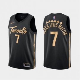 Toronto Raptors #7 Kyle Lowry BLM Jersey City