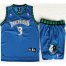 Minnesota Timberwolves 3 Stephon Marbury Blue Swingman NBA Jerseys Short Suits Cheap