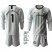 Chelsea #1 Arrizabalaga Grey Goalkeeper Long Sleeves Kid Soccer Club Jersey