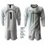 Chelsea #1 Arrizabalaga Grey Goalkeeper Long Sleeves Kid Soccer Club Jersey