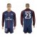 Paris Saint-Germain #23 Draxler Home Long Sleeves Soccer Club Jersey