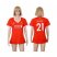 Womens Liverpool #21 Lucas Red Home Soccer Club Jersey