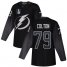 Adidas Tampa Bay Lightning #79 Ross Colton Black 2022 Stanley Cup Final Patch Alternate Authentic Stitched NHL Jersey Mens