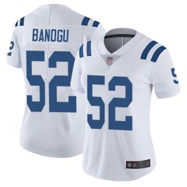 Nike Indianapolis Colts #52 Ben Banogu White Womens Stitched NFL Vapor Untouchable Limited Jersey