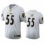 Pittsburgh Steelers #55 Devin Bush Mens Nike White Golden Edition Vapor Limited NFL 100 Jersey