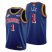 Golden State Golden State Warriors #1 Damion Lee Womens Nike Releases Classic Edition 2022 NBA Finals 75th Anniversary Jersey Blue Womens