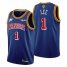 Golden State Golden State Warriors #1 Damion Lee Womens Nike Releases Classic Edition 2022 NBA Finals 75th Anniversary Jersey Blue Womens