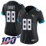 Nike Jacksonville Jaguars #88 Tyler Eifert Black Team Color Womens Stitched NFL 100th Season Vapor Untouchable Limited Jersey