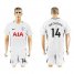 Tottenham Hotspur #14 Nkoudou White Home Soccer Club Jersey