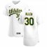 Oakland Athletics #30 Austin Allen Mens Nike White Home 2020 Authentic Player MLB Jersey