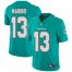 Nike Miami Dolphins #13 Dan Marino Aqua Green Team Color Mens Stitched NFL Vapor Untouchable Limited Jersey
