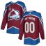Mens Adidas Avalanche Personalized 2022 Stanley Cup Final Patch Authentic Burgundy Red Home NHL Jersey