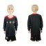 Germany Blank Black Goalkeeper Long Sleeves Kid Soccer Country Jersey