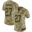 Nike Indianapolis Colts #27 Xavier Rhodes Camo Womens Stitched NFL Limited 2018 Salute To Service Jersey