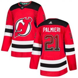 Adidas New Jersey Devils #21 Kyle Palmieri Red Home Authentic Drift Fashion Stitched NHL Jersey