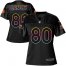 Nike Cleveland Browns #80 Jarvis Landry Black Womens NFL Fashion Game Jersey