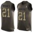 Nike Baltimore Ravens #21 Mark Ingram II Green Mens Stitched NFL Limited Salute To Service Tank Top Jersey