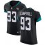 Nike Jacksonville Jaguars #93 Calais Campbell Black Team Color Mens Stitched NFL Vapor Untouchable Elite Jersey
